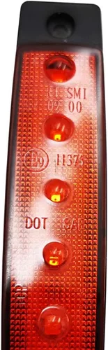 Miniatura 7 de Luces LED rojas de marcador lateral, (paquete de 20) 6 LED 2835 SMD lámparas de liquidación para camión, remolque, caravana, camioneta, tractor, 20