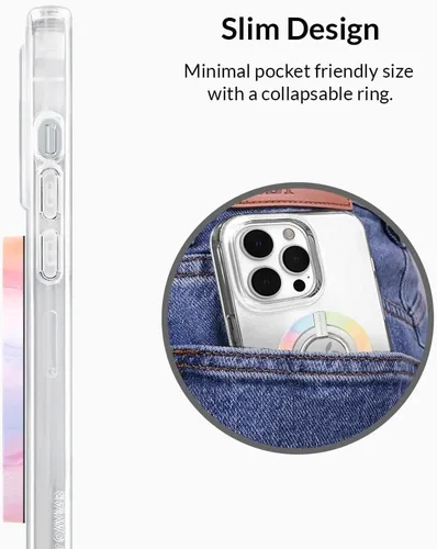 Miniatura 5 de VELVET CAVIAR Compatible con MagSafe Phone Grip – Soporte de anillo magnético con soporte ajustable – Accesorios MagSafe removibles para iPhone 16