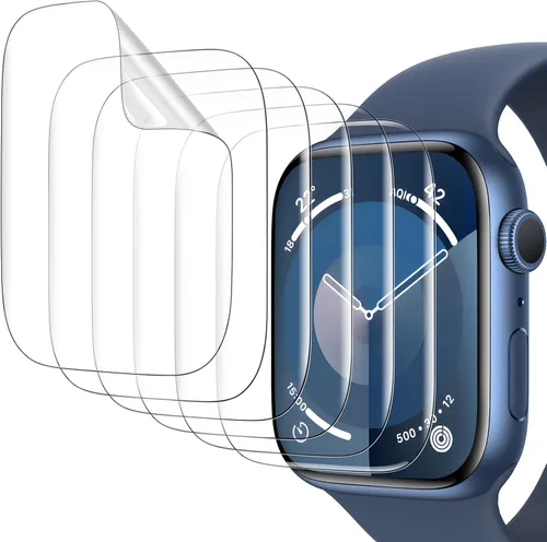 Miniatura 8 de Misxi 6 unidades Protector de pantalla de TPU suave transparente para Apple Watch Series 3 Series 2 Series 1 38mm, Protector de pantalla de alta