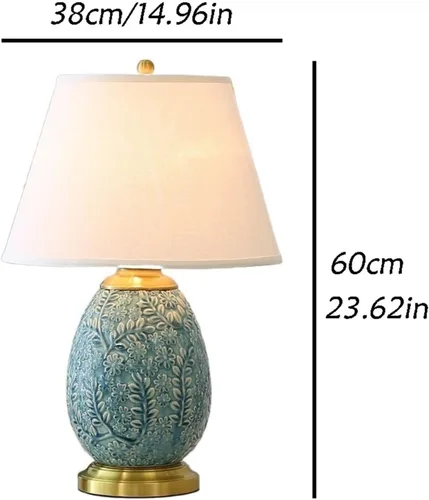Miniatura 2 de Lamp for Desk Retro Ceramic Table Lamp Crack Bedside Lamp Indoor Living Room Bedroom Desktop Decoration Reading Table Lamp Desk Lamps for Home Office