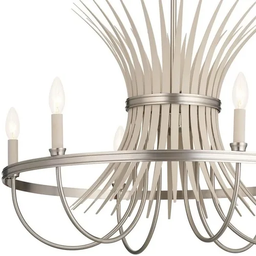 Miniatura 6 de Kichler Baile - Candelabro de 6 luces de 29 pulgadas en latón natural y negro