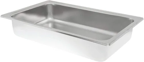 Miniatura 3 de HUBERT Plato para rozar 8 cuartos de galón de acero inoxidable