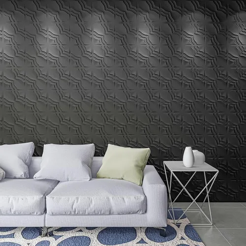Miniatura 9 de Art3dwallpanels Paquete de 33 paneles de pared 3D, 2 paneles de pared texturizados de PVC con efectos diferentes para decoración de pared