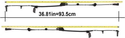 Miniatura 9 de Sensor de rueda ABS delantero izquierdo y derecho compatible con Dodge Caliber 2007-2012 Jeep Compass Patriot 2007-2016 Seineca 5105573AA 5105573AB