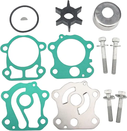 Miniatura 16 de 6N0-W0078 Kit de impulsor de bomba de agua para Yamaha fueraborda 2 tiempos de 6 8 HP 6G1-W0078-00-00 6G1-W0078-A1-00 Sierra 18-3460