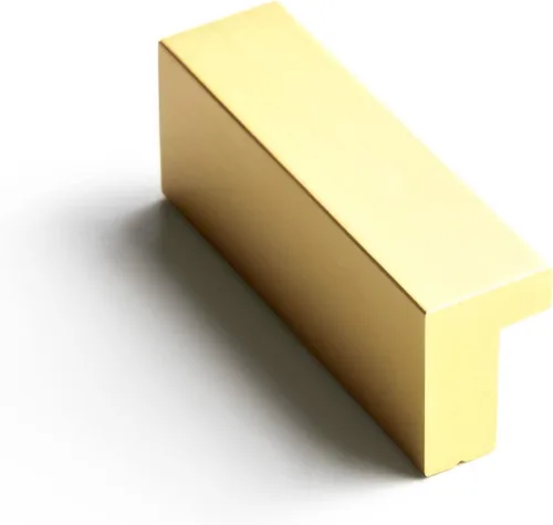 Miniatura 27 de Goo-Ki - Tiradores de gabinete de 12 piezas – Tiradores de cajón de latón cepillado claro de 3 pulgadas (76mm) con centros de agujeros – Tiradores