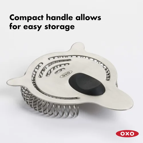 Miniatura 5 de colador de acero OXO, para cócteles, Filtro, Plateado