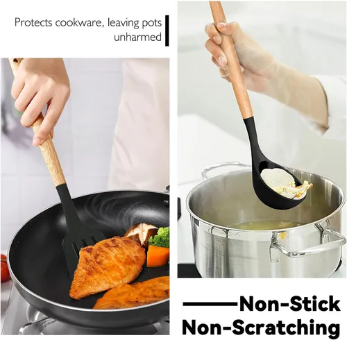 Miniatura 6 de Camping Accessories Kitchen Cooking Utensils Set - Portable Outdoor Camp Cookware Set, Silicone Camper Essentials Gear Must Have Supplies for Travel