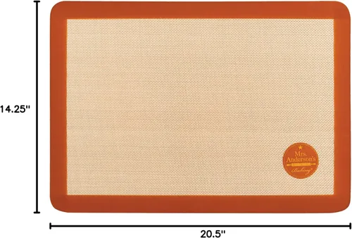 Miniatura 6 de Alfombrilla de horneado de silicona antiadherente de Mrs. Anderson's Baking - Forro para horno reutilizable y alfombrilla de repostería - Para