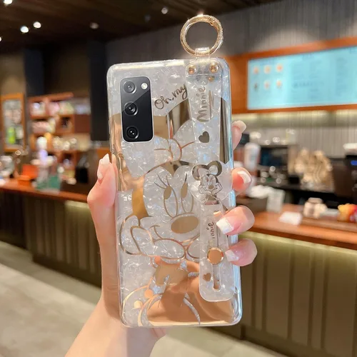 Miniatura 7 de Funda para Galaxy S20 con Banda de Muñeca y Soporte Ultra Delgada IMD Patrón de Animales Resistente a Golpes Funda con Soporte de Protección