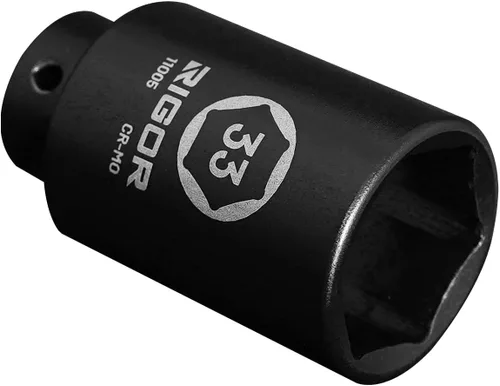 Miniatura 9 de RIGOR 11001 - Enchufe de impacto de tuerca de eje de 1.142 in, accionamiento de 1/2 pulgada, 6 puntos, profundo, CR-MO, métrico, ajuste rápido