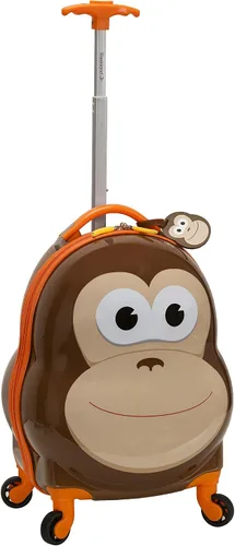 Miniatura 4 de Rockland - Maleta infantil giratoria con exterior rígido de policarbonato, Monkey), B02-MONKEY