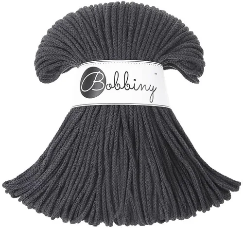 Miniatura 5 de Bobbiny Cordón de macramé trenzado junior de 0.118 in (aguamarina), 108 yardas/330 pies