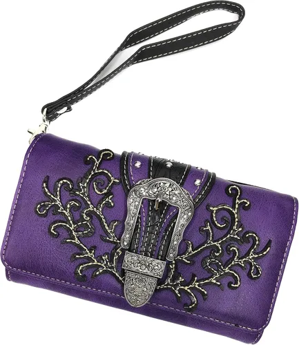 Miniatura 2 de Zelris Western Country - Cartera cruzada con hebilla floral
