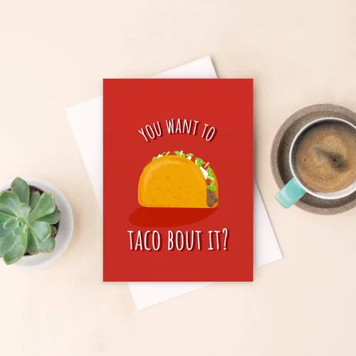 Miniatura 4 de Canopy Street Bestie Food - Tarjetas de notas / 4 5/8 pulgadas x 6 1/4 pulgadas / 12 tarjetas de felicitación ilustradas de Thinking Of