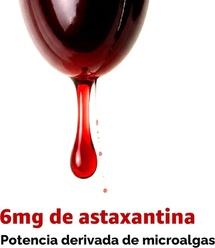Miniatura 4 de Micro Ingredients Astaxantina de 6 mg con aceite MCT, 120 cápsulas blandas Suplementos antioxidantes de astaxantina premium* Fuente