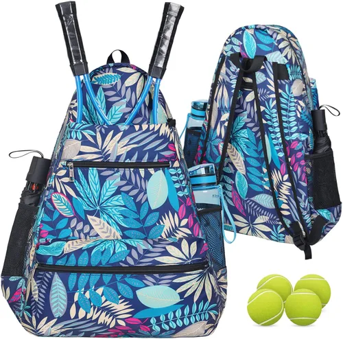 Miniatura 8 de ACOSEN Bolsa de Tenis Mochila de Tenis - Bolsas de Tenis Grandes para Mujeres y Hombres para Sostener Raqueta de Tenis, Palas de Pickleball, Raqueta