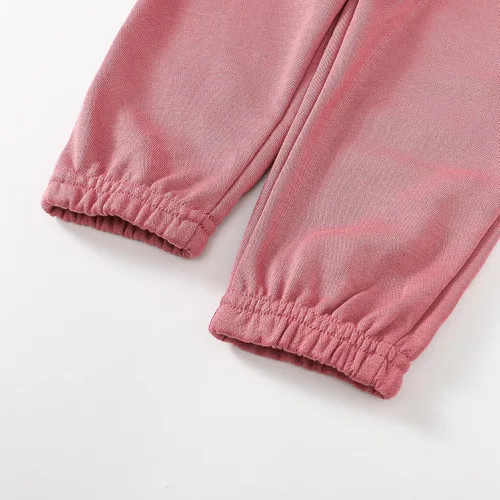 Miniatura 4 de Conjunto de sudadera con capucha y cremallera de 2 piezas para bebés, niñas y niños pequeños