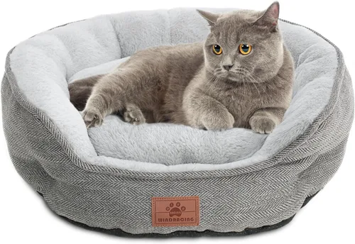 Miniatura 15 de WINDRACING Camas para gatos de interior, cama para gatitos, cama para perros de razas extra pequeñas, cama para cachorros, cómoda y duradera