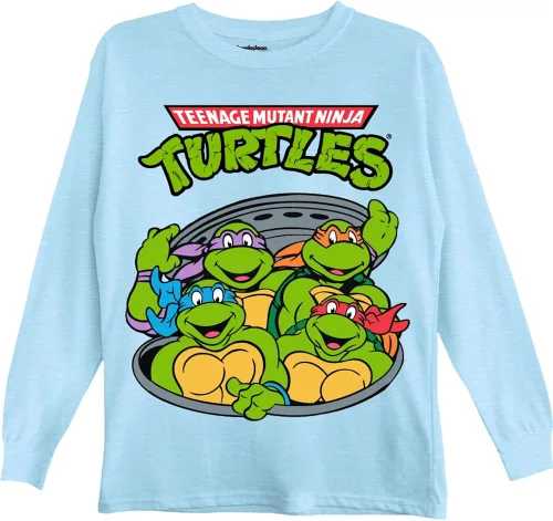 Miniatura 3 de Teenage Mutant Ninja Turtles Paquete de 2 camisetas TMNT para niños pequeños, paquete de 2 camisetas