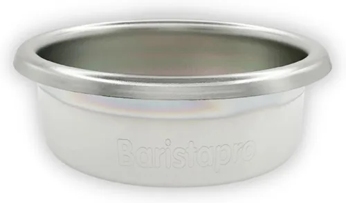 Miniatura 2 de IMS Baristapro Nanotech Precision Ridgeless - Cesta portafiltro doble, 0.63 oz