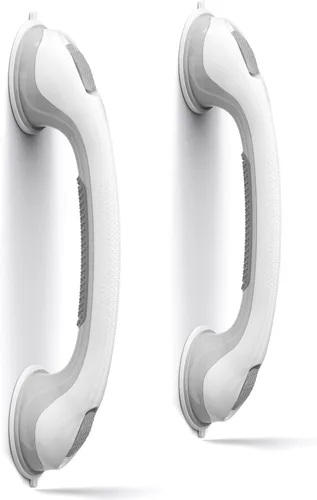 Miniatura 9 de AirTight® Barras de Agarre para Ducha de Servicio Pesado (Paquete de 2) Barra de Agarre de 12.3 Pulgadas Conforme a ADA para Personas Mayores