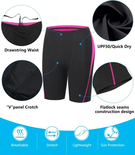 Miniatura 24 de Traje de baño deportivo competitivo para hombre, traje de entrenamiento de resistencia de carreras, pantalones cortos de natación de secado rápido