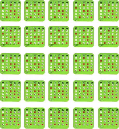 Miniatura 2 de Regal Bingo - Tarjetas de bingo a granel con ventanas deslizantes – Tarjetas de juego de bingo reutilizables con impresión grande para adultos