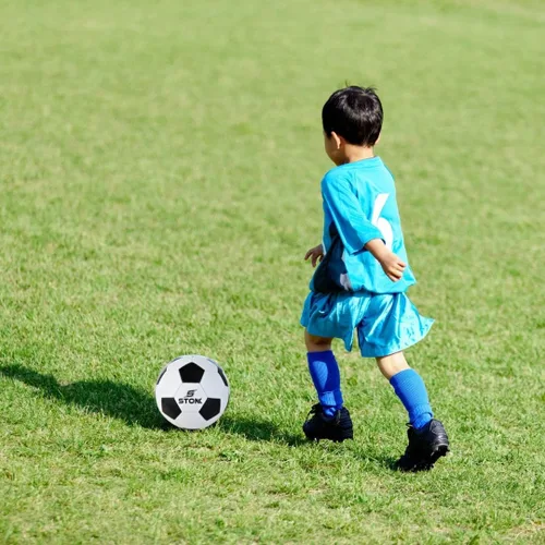Miniatura 5 de Balón de fútbol para entrenamiento y nivel de entrada, tamaños 3/4/5 con bomba, tamaño y peso oficiales, fútbol de PVC duradero para juego