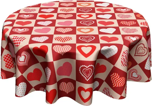 Miniatura 59 de Fall Tablecloth Round 60 Inch Autumn Thanksgiving Table Cloths Circle Pumpkin Buffalo Plaids Table Cloth Rustic Farmhouse Tablecloth for Holiday
