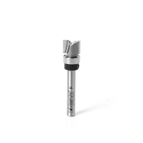 Miniatura 16 de Amana Tool 45460-3US Broca de enrutador con punta de carburo, plantilla de inmersión de recorte uniforme, ángulo de corte superior, 1/2 pulg.