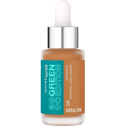 Miniatura 14 de Maybelline Green Edition Superdrop - Base de maquillaje de base de aceite tintado, base de cobertura natural ajustable formulada con aceite de 100