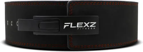 Miniatura 3 de Flexz Fitness Lever Weight Lifting Belt Leather - 10MM 13MM Powerlifting Gym Belts for Men & Women - Lower Back Support for Weightlifting Deadlifts