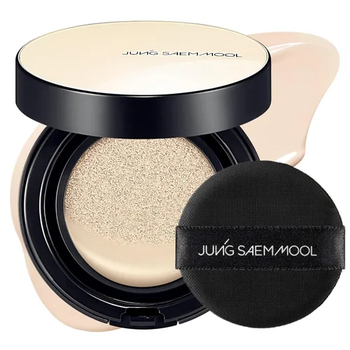 Miniatura 28 de JUNG SAEM MOOL [SPF] Cojín Esencial Skin Nuder (19 Pink Light) Recambio Incluido (0.98 Fl Oz) SPF50 Espectro Amplio Acabado Natural