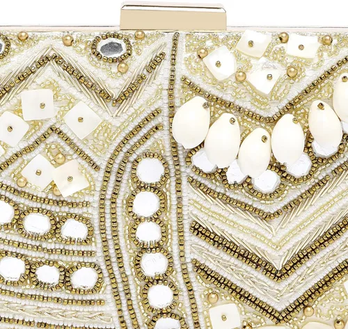Miniatura 8 de Potli - Bolso de mano para mujer, hecho a mano, elegante, para novia, a la moda