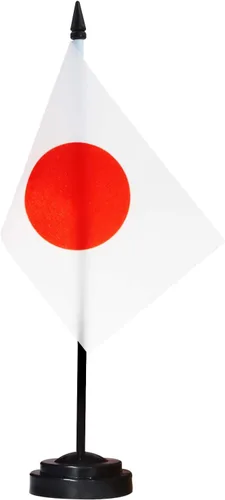 Miniatura 14 de Anley Juego de Bandera de Escritorio Deluxe de México - Bandera de Escritorio Mexicana en Miniatura de 6 x 4 Pulgadas con Poste Sólido de 12