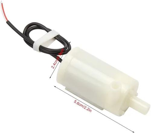 Miniatura 7 de Bomba de agua micro sumergible, bomba de fuente DC 3V/5V/6V, mini bomba de agua sumergible, anfibio horizontal de bajo ruido para exteriores pequeña
