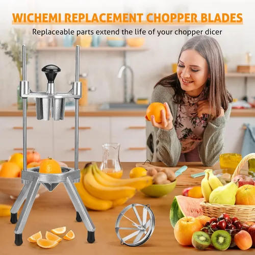 Miniatura 7 de WICHEMI Cuchilla de 8 secciones para comercial Easy Wedger cortador de limón de acero inoxidable fruta lima rebanador vegetal cortador de verduras