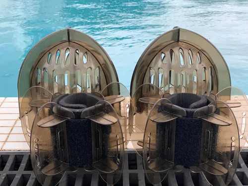 Miniatura 3 de Hydrorevolution Ultimate - Paquete de ejercicios de piscina Pesos de agua de resistencia media Equipo de ejercicio acuático Campanas de humo