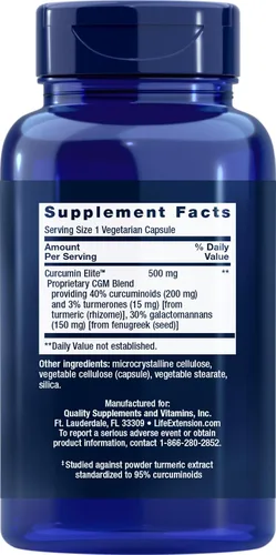 Miniatura 2 de Life Extension Extracto de cúrcuma Curcumin Elite, 90 cápsulas vegetales