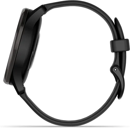 Miniatura 3 de Garmin vívomove Trend, elegante reloj inteligente híbrido, batería de larga duración, manecillas dinámicas del reloj y pantalla táctil, color negro