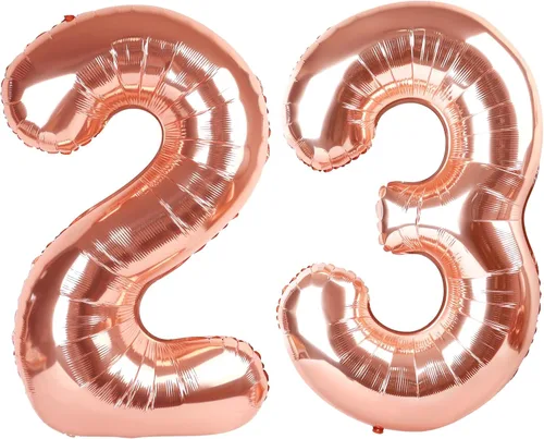 Miniatura 123 de Globos de números de 5 globos de 40 pulgadas, decoraciones de cumpleaños azules para niños y niñas, globos de números azul marino grandes
