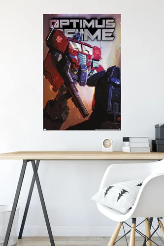 Miniatura 4 de Hasbro Transformers Optimus Prime - Póster de pared, 34 pulgadas de largo x 22.4 pulgadas de ancho, versión sin marco