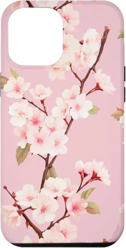 Miniatura 25 de Funda rosa pastel con patrón Japanese Cherry Blossom Floral Flower para iPhone 14 Pro