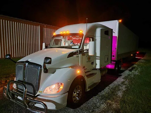 Miniatura 3 de iJDMTOY Lentes ámbar súper brillantes LED para rueda delantera delantera Fender Side Marker Lights compatibles con Kenworth T680 T700 T880