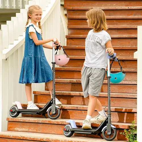 Miniatura 9 de ECOROAD EK6 Kids Electric Scooter for 6-12, 3/6/10mph Speeds for Ultimate Comfort & Adjustable Height, 150W & Dual Brake Safety Electric Scooter