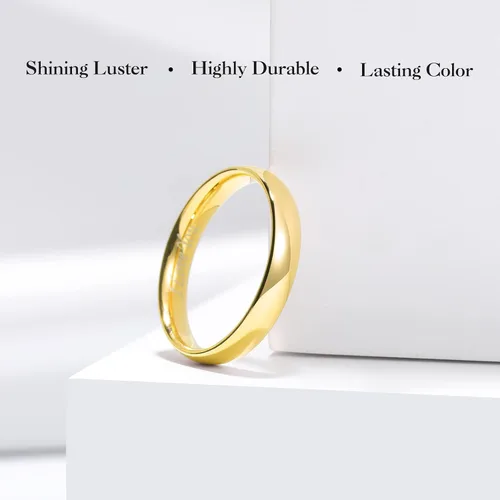 Miniatura 47 de King Will Alianza de boda de acero inoxidable 316L para hombres y mujeres, anillo de boda de 0.31 a 0.315 pulgadas de ancho, chapado en negro