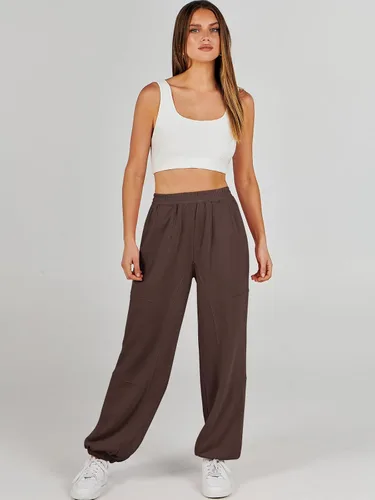 Miniatura 8 de ANRABESS Pantalones deportivos de cintura alta para mujer