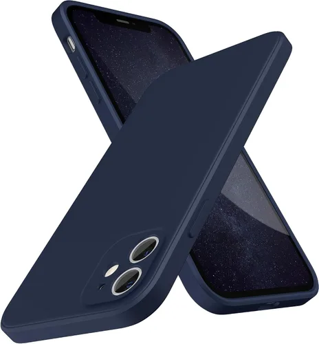Miniatura 11 de SURPHY Diseño para iPhone 11 con protección de cámara, diseño delgado de borde recto, funda de silicona líquida para iPhone 11 de 6.1 pulgadas, negro