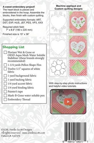 Miniatura 2 de Amelia Scott Designs Country Hearts Runner